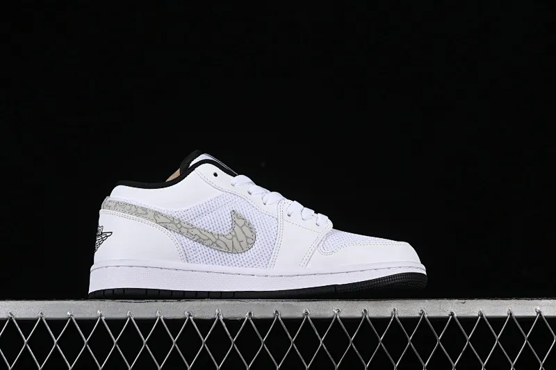 All categories Air Jordan Jordan series basketball shoes Air Jordan 1 Low Air Jordan 1 Low AJ1 Joe 1 mesh white low-top retro basketball shoes 338145-110